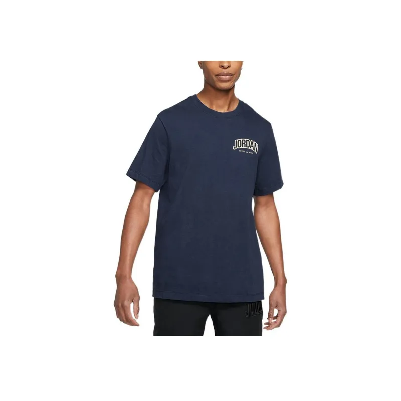 Jordan Set-in Sleeve T-Shirt Men's Blue-3