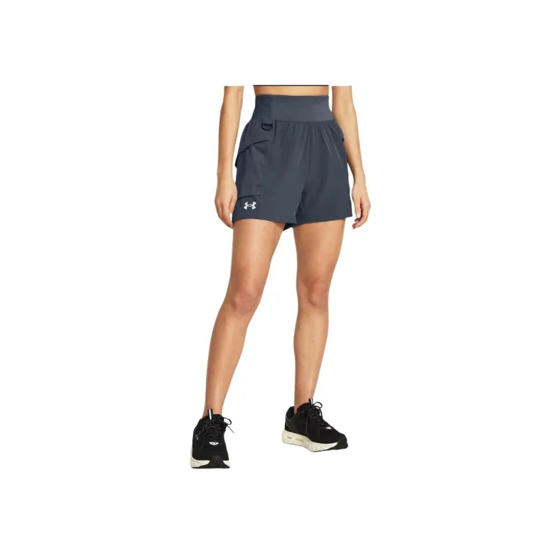 Under Armour LAUNCH Casual Shorts Women's Downpour Gray-1