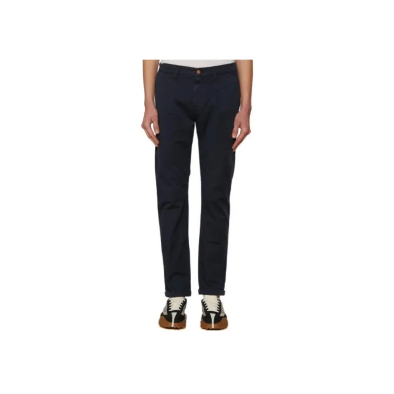 DANIELE ALESSANDRINI Casual Pants Men's Dark Blue-0