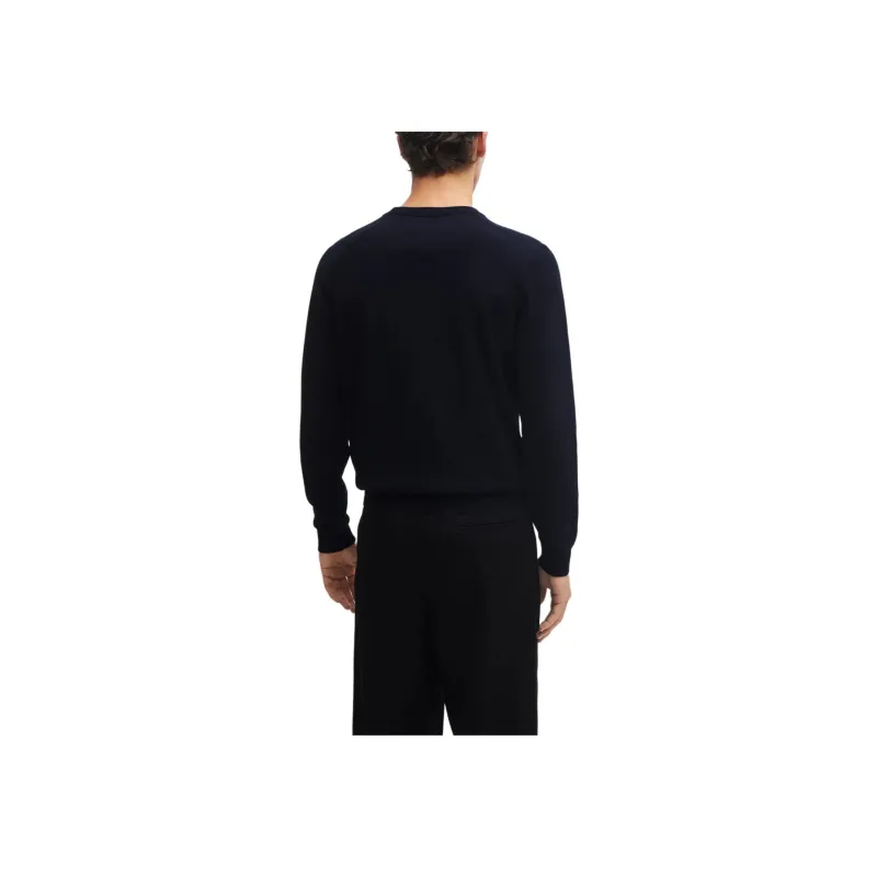 Boss V neck Cotton Jumper-3