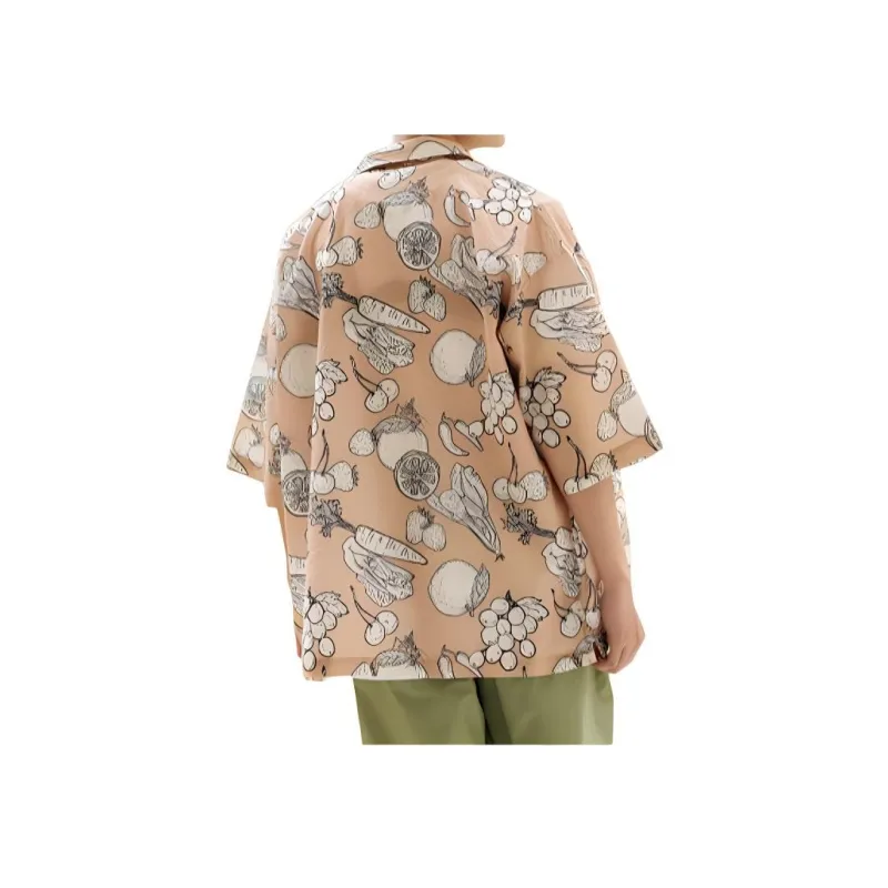 Vans Spring Break Fruits Shirt Unisex Khaki-3