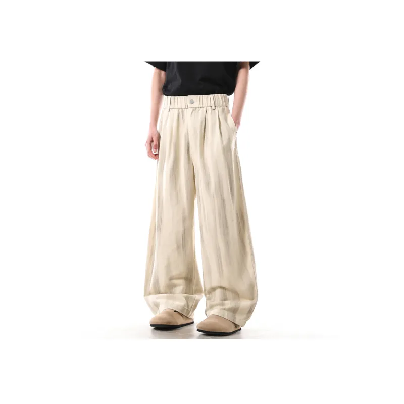 HKRXEC Casual Pants Unisex Khaki-2