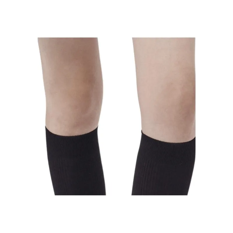 CHANEL Knee High Socks Women's Black-3