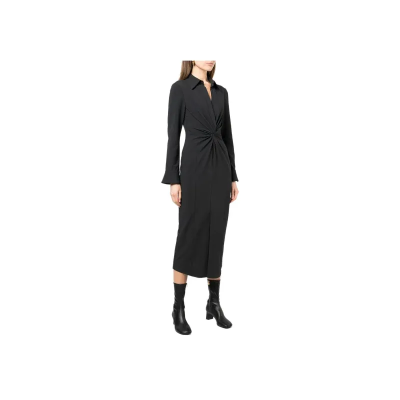 Cinq A Sept Mckenna Twist Midi Shirt Dress-3