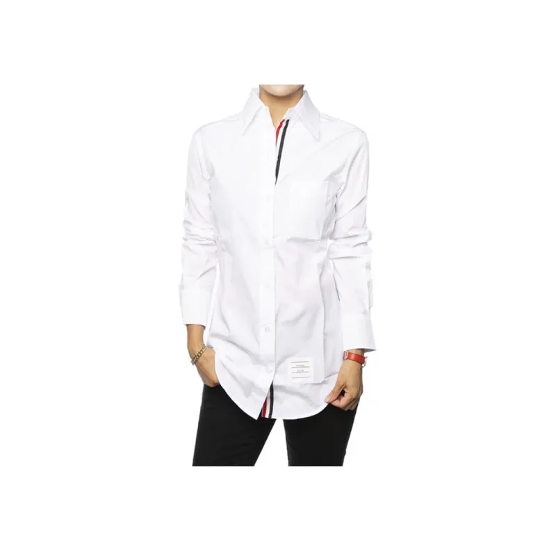 THOM BROWNE Slim Fit Long Sleeved Shirt-1