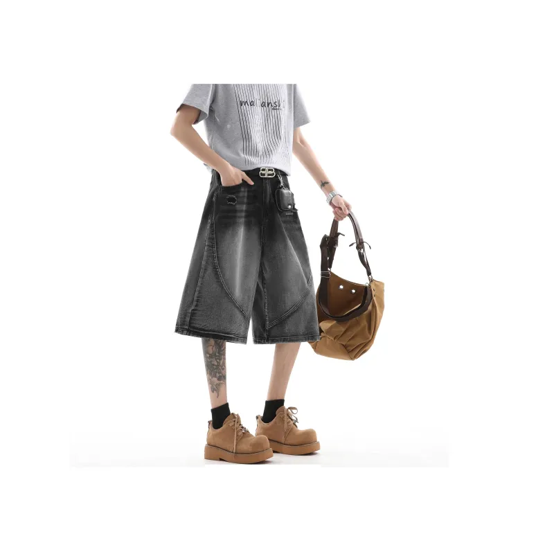 Double Dealer Denim Shorts Unisex-3