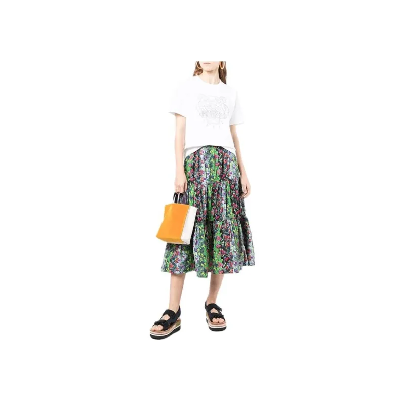 KENZO Classic Tiger Head T Shirt Women's White-1