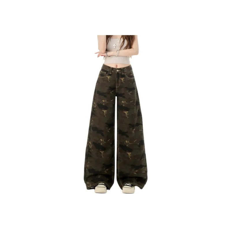 NHZN Jeans Women's Camouflage-0