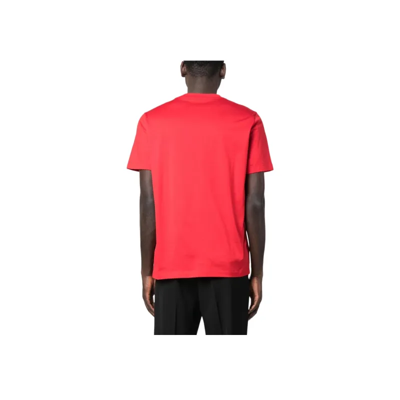 Moncler T-Shirts Men Red-2