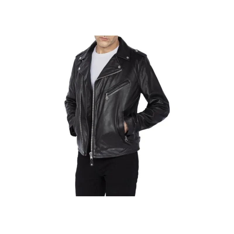 Schott N.Y.C. Jackets Coats Men's Black-2