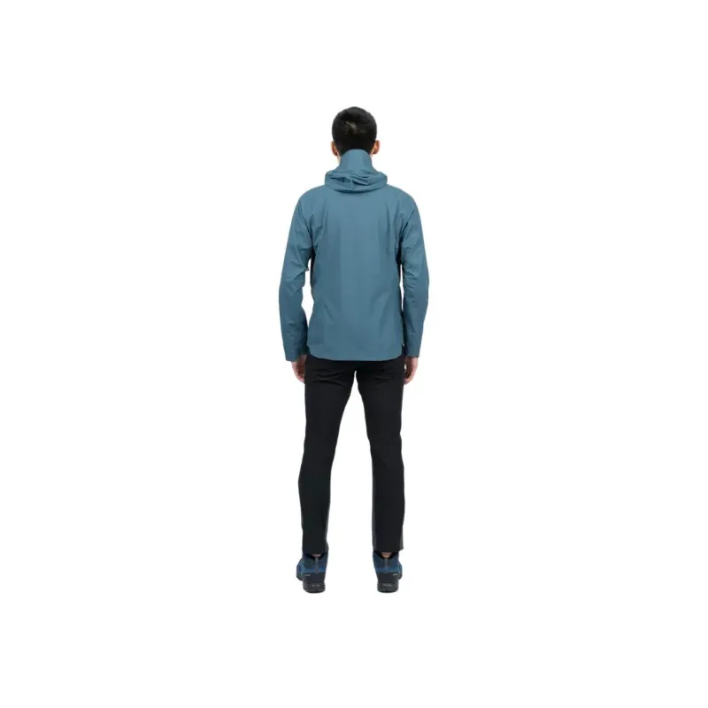DECATHLON MH500 Water-Resistant Windproof Breathable Windbreaker Jacket Men's Deep Cyan Brick-3