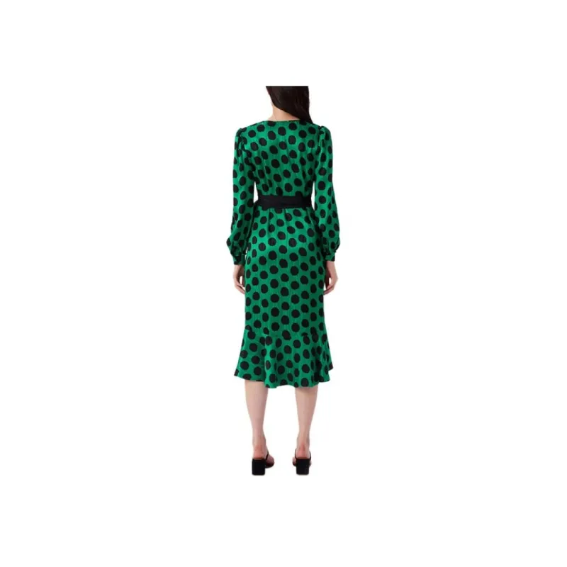 DVF Diane Von Furstenberg Long-Sleeved Dresses Women's Green-3