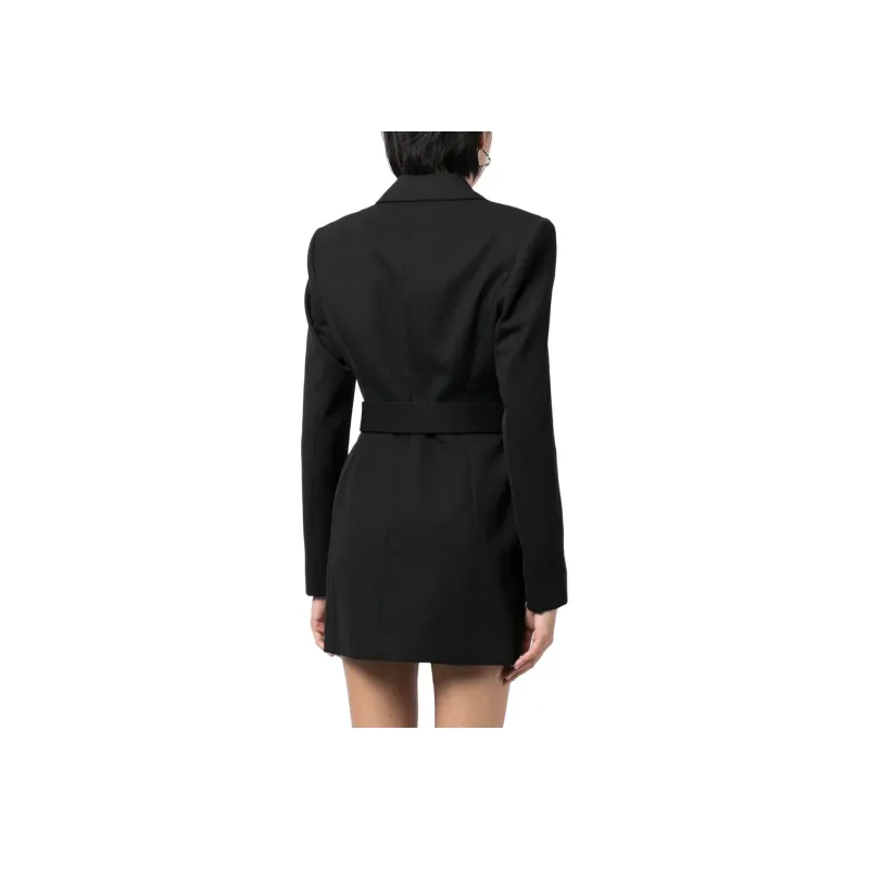 Alexander Wang Logo embroidered Belted Blazer Dress-2