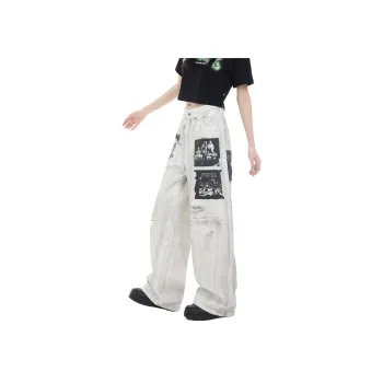 Beam Mix With Kimchi Jeans Unisex White