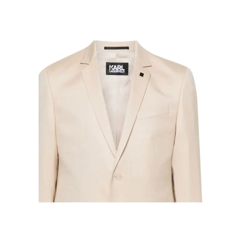KARL LAGERFELD SS24 Business Suits Men's Sandy Beige-6