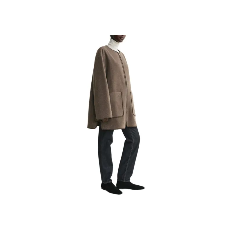 TOTEME Pocket Detailed Zip Up Jacket-2