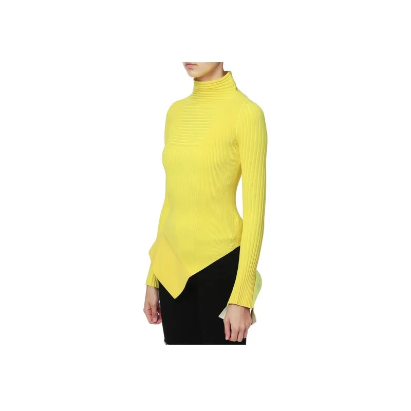 OFF WHITE Asymmetric Knitted Top-3