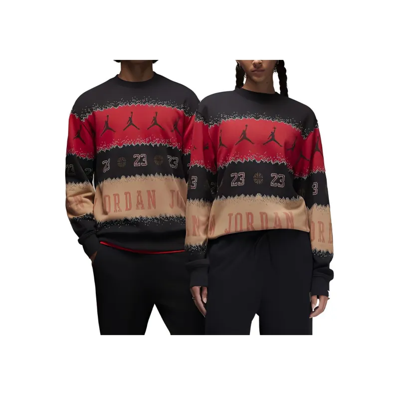 Jordan Essentials Holiday Sweatshirt Unisex Gym Red-1