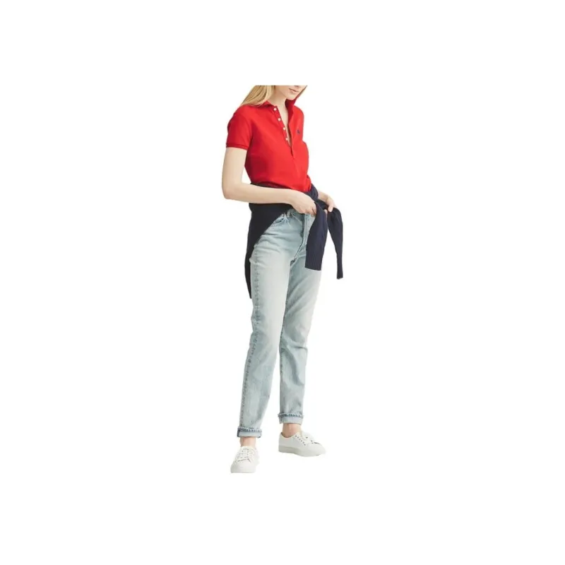 Polo Ralph Lauren Julie Logo embroidered Polo Shirt-1