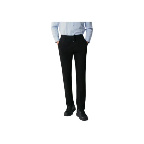 JODOLL 블랙 남성 캐주얼 팬츠