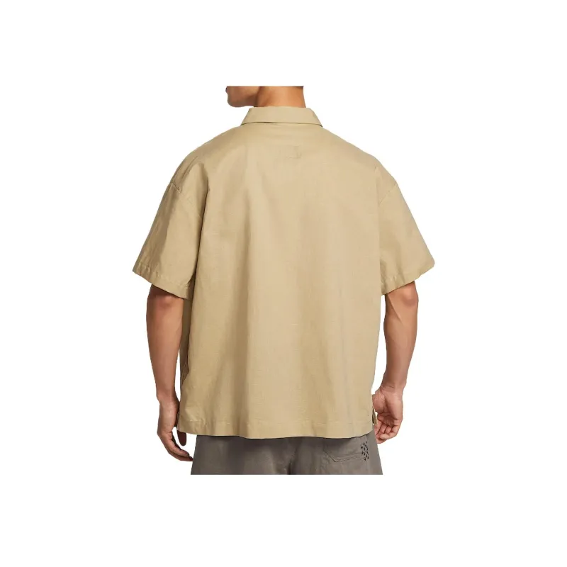 Nike Swoosh Shirts Men Khaki-1