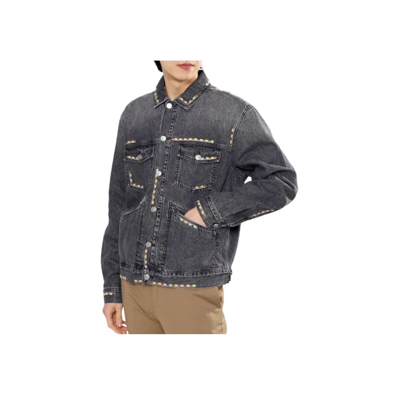 ISABEL MARANT ETOILE Denim Jacket Men's Blue-2