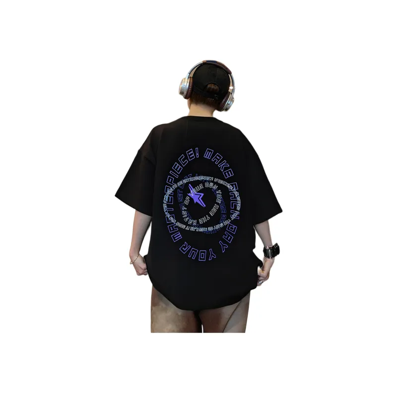 PENTAGONAL HEART Stepping Star Dream Series 100% Cotton Crew Neck T Shirt Unisex-2