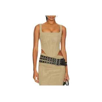 Miaou Tank Tops Women's Light Umber