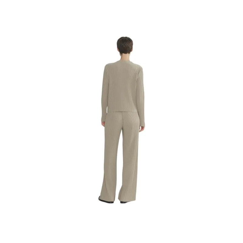 ARITZIA Babaton Advocate Blouse Shirt Women's Fluent Taupe/Taupe-2