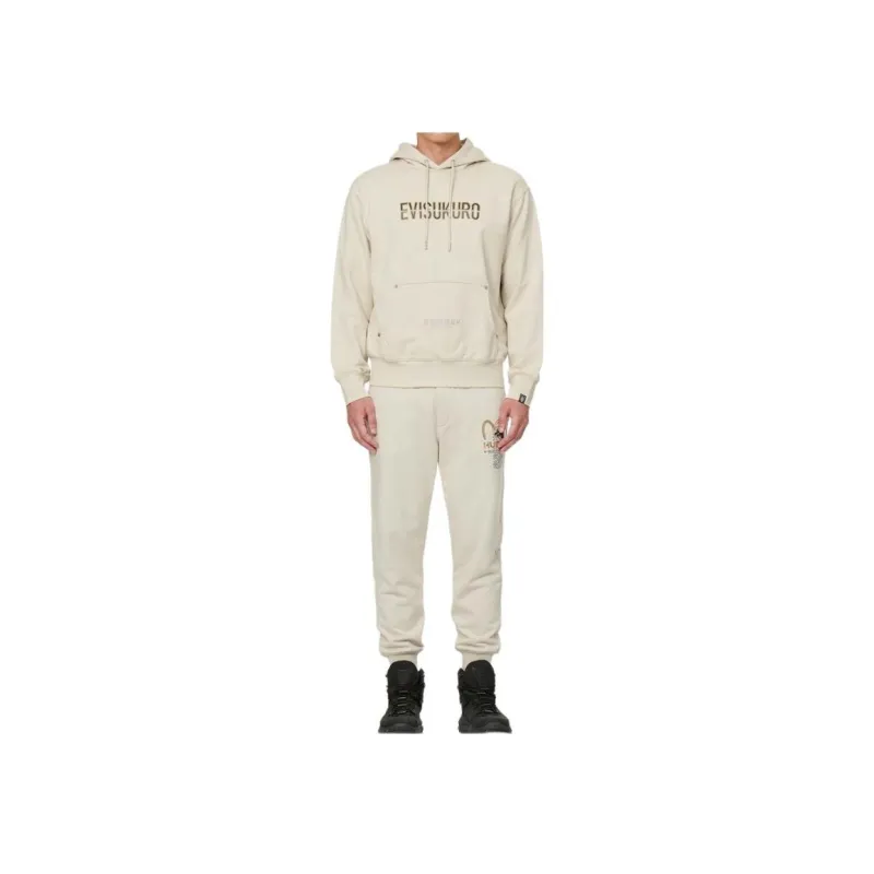EVISU Sweatshirts Men Apricot-3