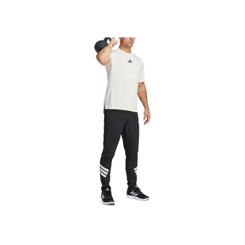 Adidas Icon 3 Stripes Casual Pants Men's Black/White-2