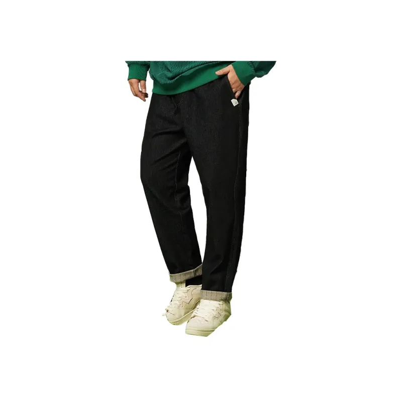 Boss Sen Autumn And Winter Season Jeans Plus Size Pants Men's Black-0