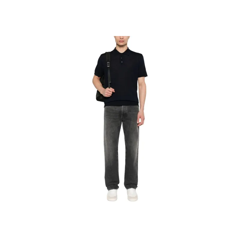 Golden Goose Fine knit Polo Shirt-1