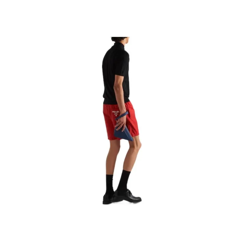 PRADA Casual Shorts Men Red-3