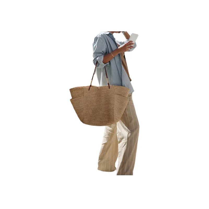BEMIX PETS Straw Woven Shoulder Bag Regular Women's-1