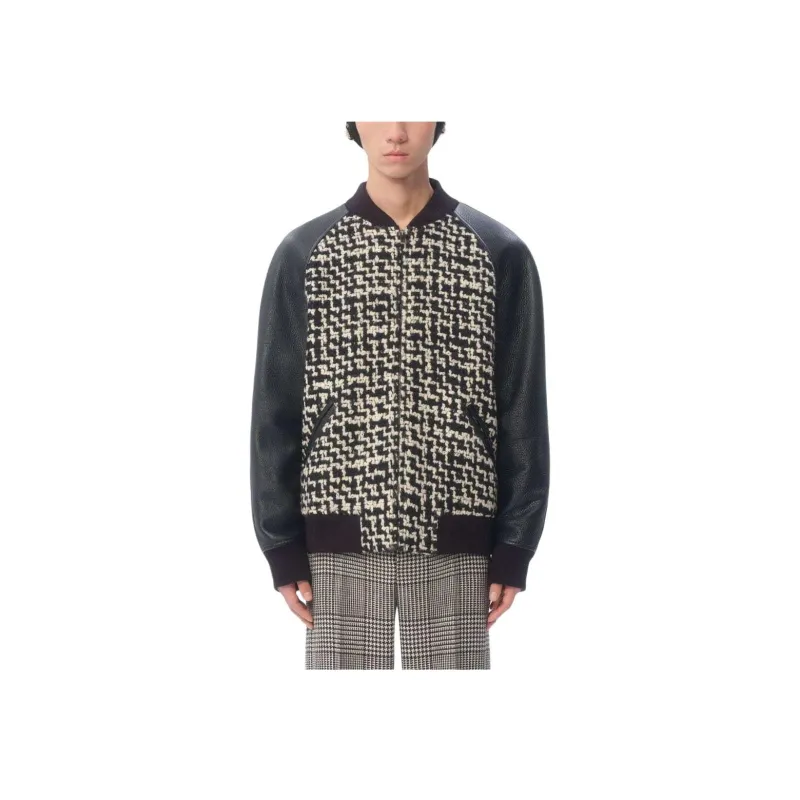 Valentino Garavani Chez patch Tweed Bomber Jacket-1