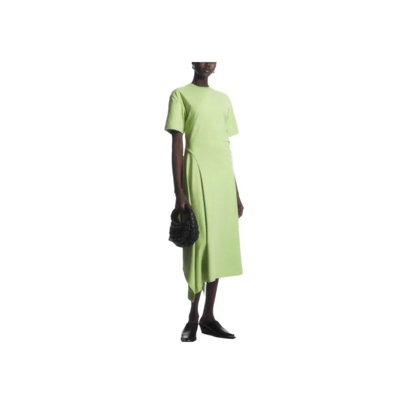 COS Short Sleeved Dresses Women's Green-1