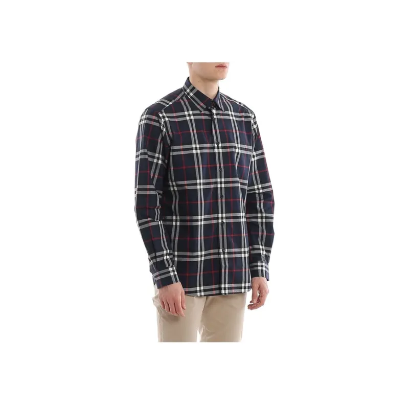 Burberry Check Print L/S Shirt-5