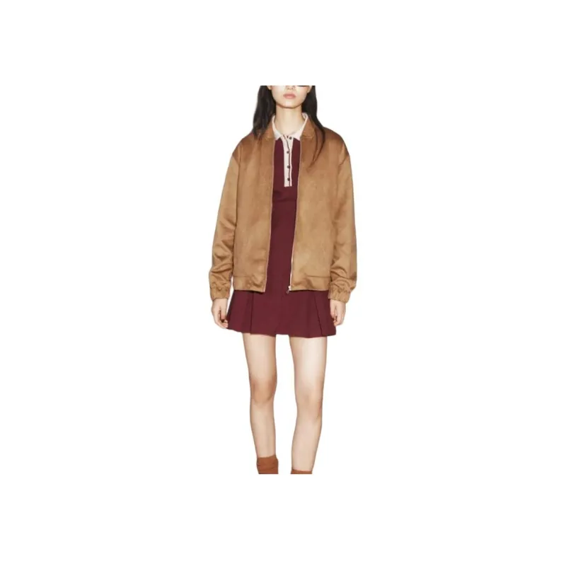 ZARA Jackets Coats Women's Medium Camel-3