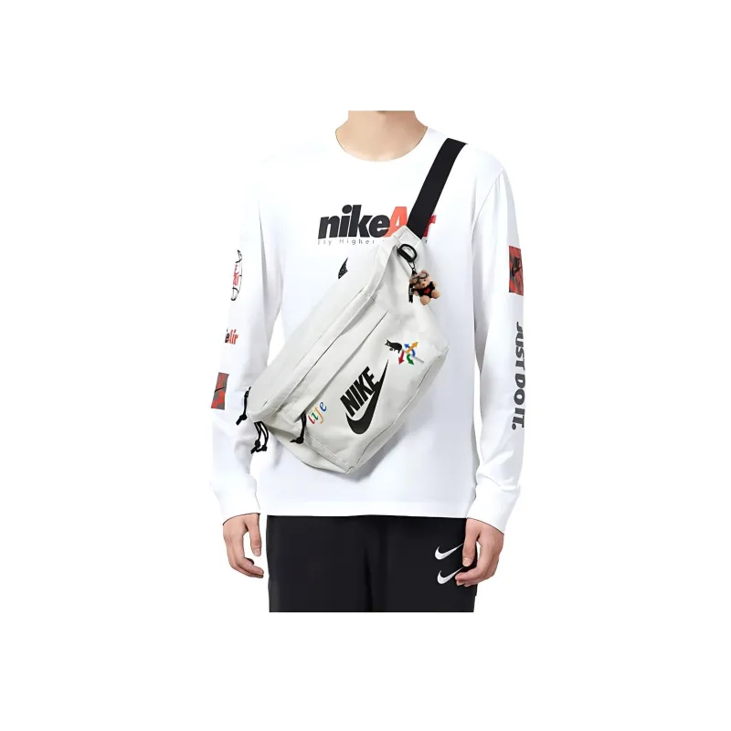Nike Fabric Fanny Pack Regular Unisex Light Bone-8