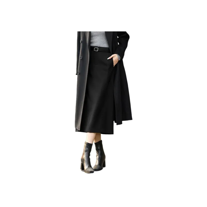 XWI Casual Long Skirt Women's Black-5