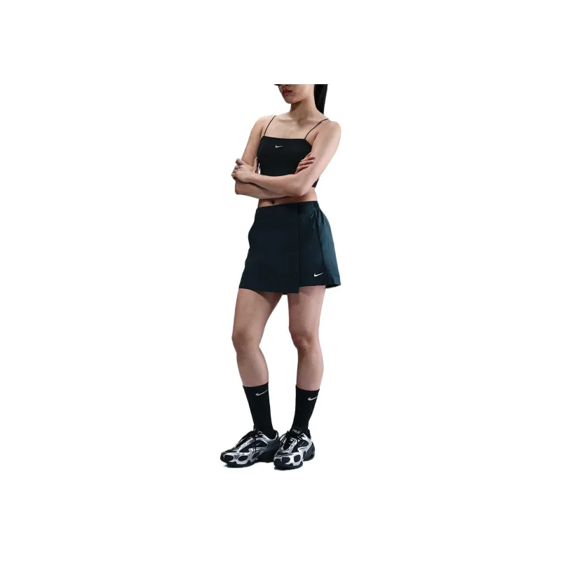 Nike SportswearSwoosh Casual Short Skirts Women's Arsenal Marine Blue/White-3