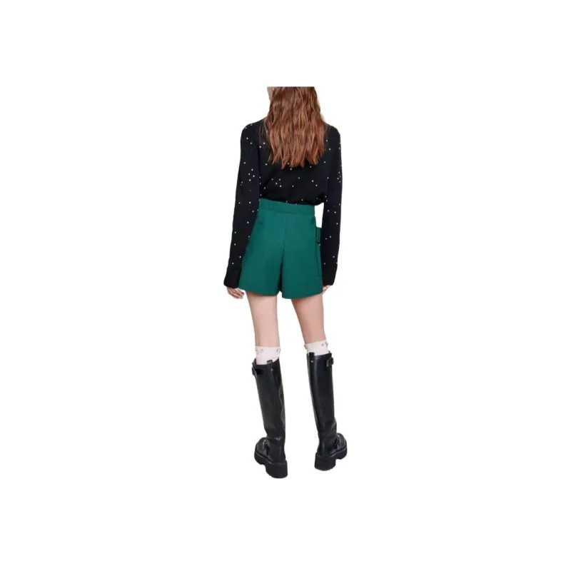 Maje Casual Shorts Women's Green-2