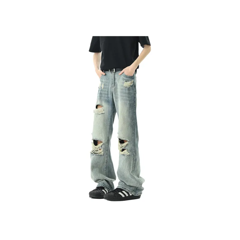 Fashion Versatile Jeans Unisex Blue Shades-10
