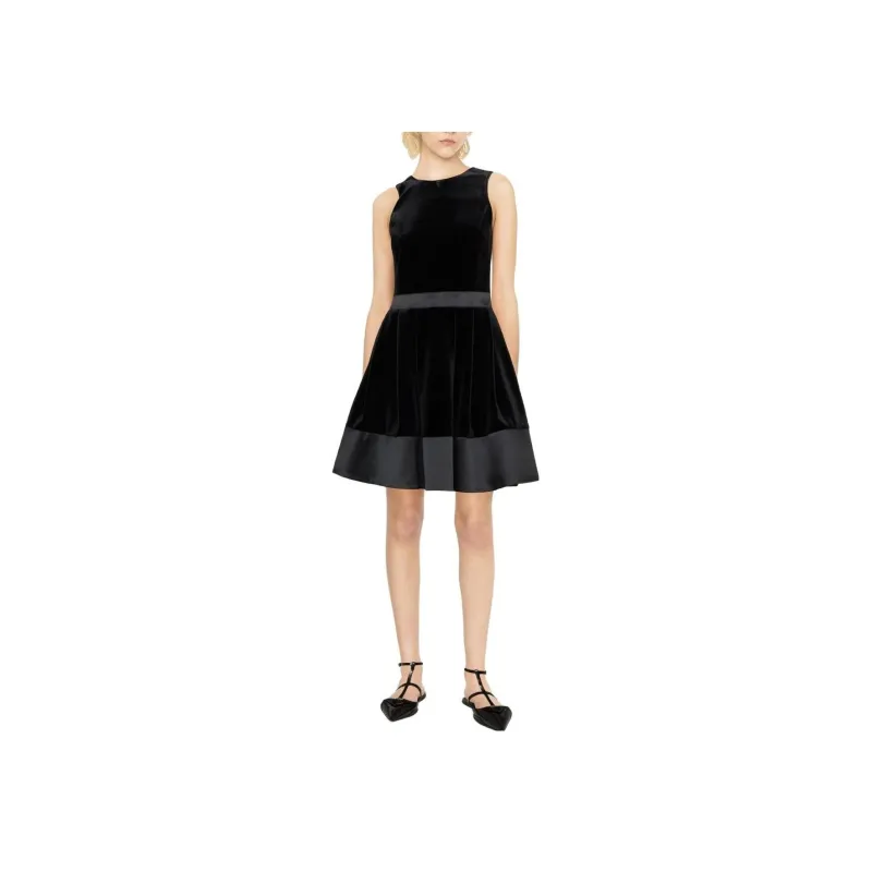 EMPORIO ARMANI Sleeveless Dresses Women's Black-1