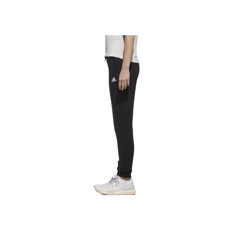 Adidas Knitted Sweatpants Women's Black-3