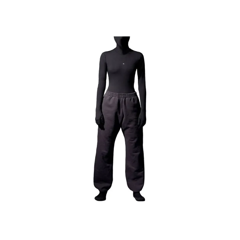 YEEZY Engineered By Balenciaga Fleece Jogging Pant 'Black'-2