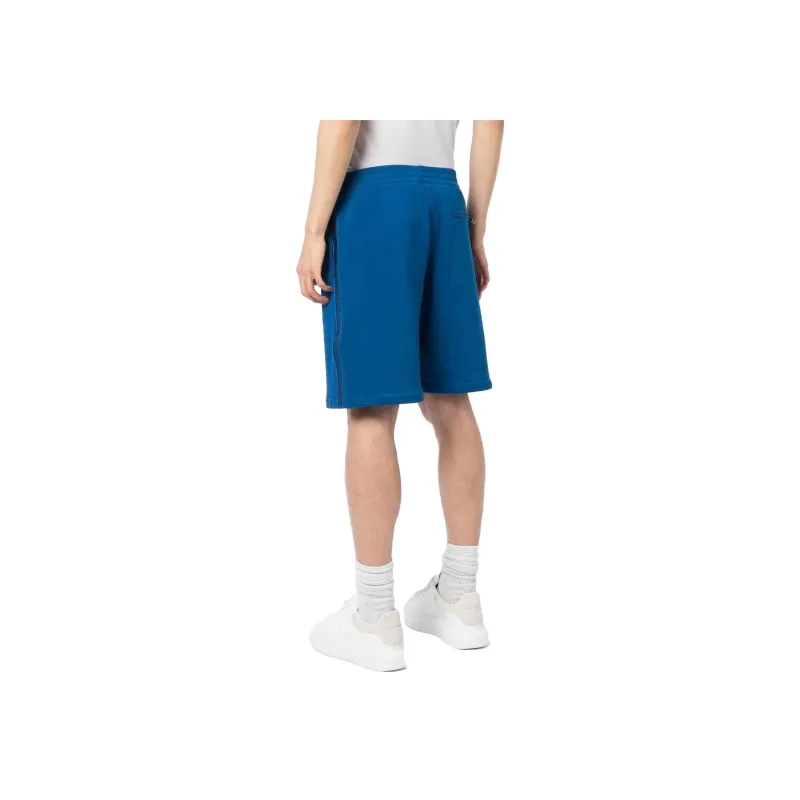 Alexander McQueen Logo Tape Elasticated Waistband Track Shorts-1