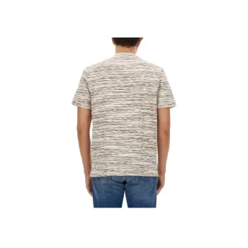 MISSONI Slub Crewneck T Shirt