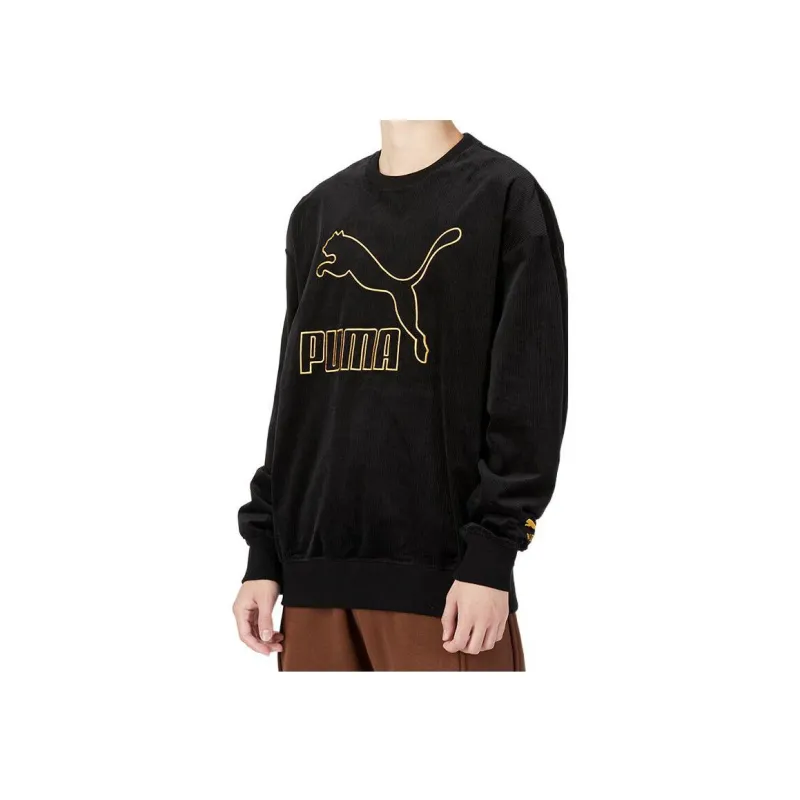 PUMA Core Crew Sweatshirts Men Black-3